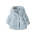 Cappotto Eco - Pelle Pelliccia Bimba Bianco 3F735/3942 corredino e abbigliamento neonato | NANU' BABY