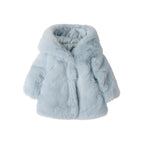 Cappotto Eco - Pelle Pelliccia Bimba Bianco 3F735/3942 corredino e abbigliamento neonato | NANU' BABY