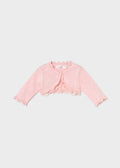 Cardigan Cotone Cerimonia Rosa 1301/54 corredino e abbigliamento neonato | NANU' BABY