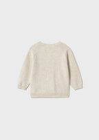 Cardigan Cotone Tricot Avorio 1311/80 corredino e abbigliamento neonato | NANU' BABY