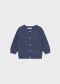 Cardigan Cotone Tricot Blu 1311/81 corredino e abbigliamento neonato | NANU' BABY