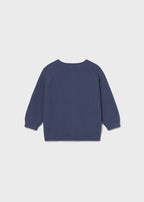Cardigan Cotone Tricot Blu 1311/81 corredino e abbigliamento neonato | NANU' BABY