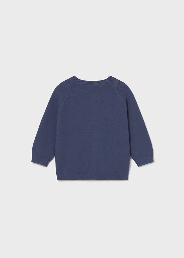 Cardigan Cotone Tricot Blu 1311/81 corredino e abbigliamento neonato | NANU' BABY
