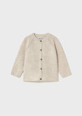 Cardigan Filo Cotone Beige 1306/53 corredino e abbigliamento neonato | NANU' BABY