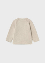 Cardigan Filo Cotone Beige 1306/53 corredino e abbigliamento neonato | NANU' BABY