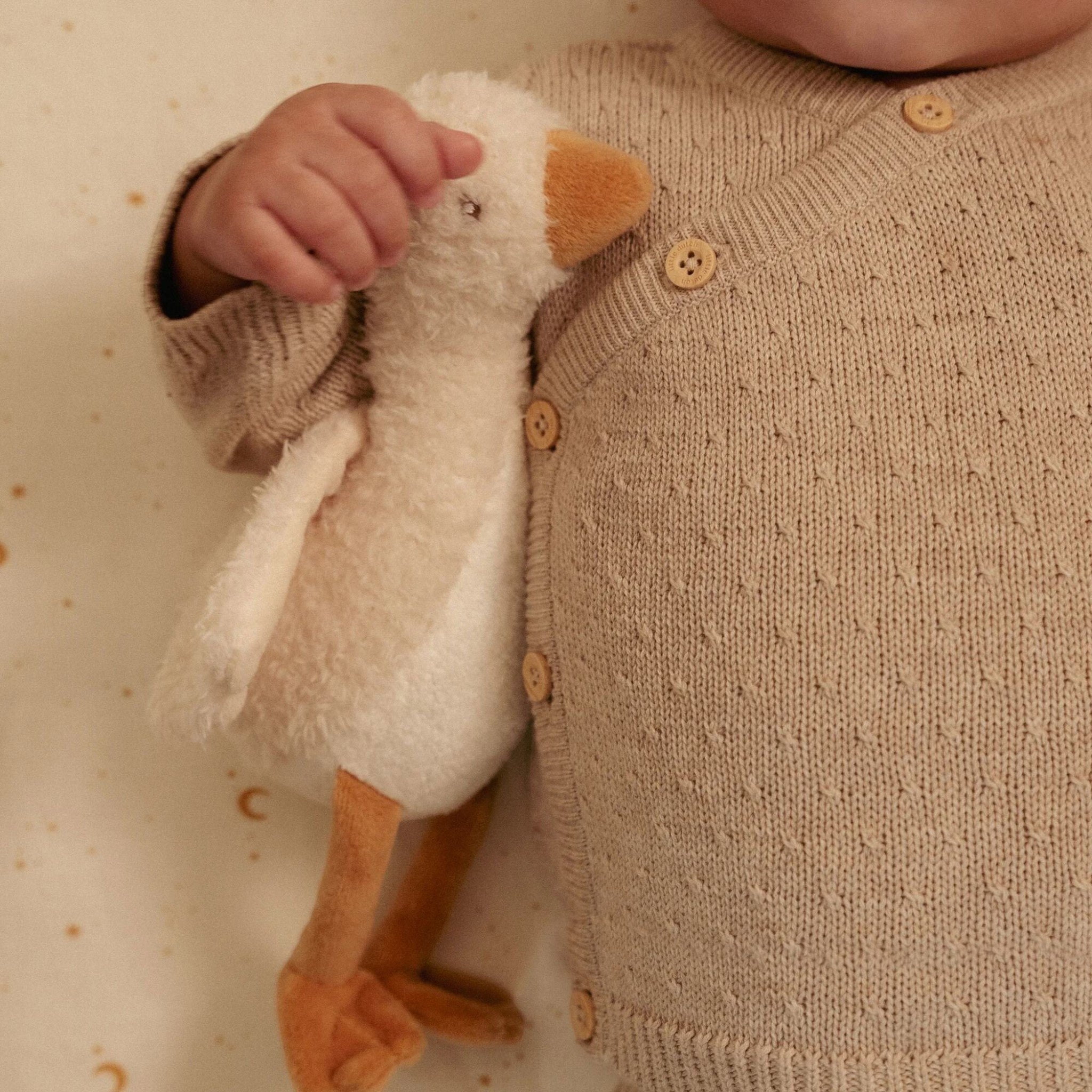 Cardigan in maglia Neonato Beige CL25292001 corredino e abbigliamento neonato | NANU' BABY