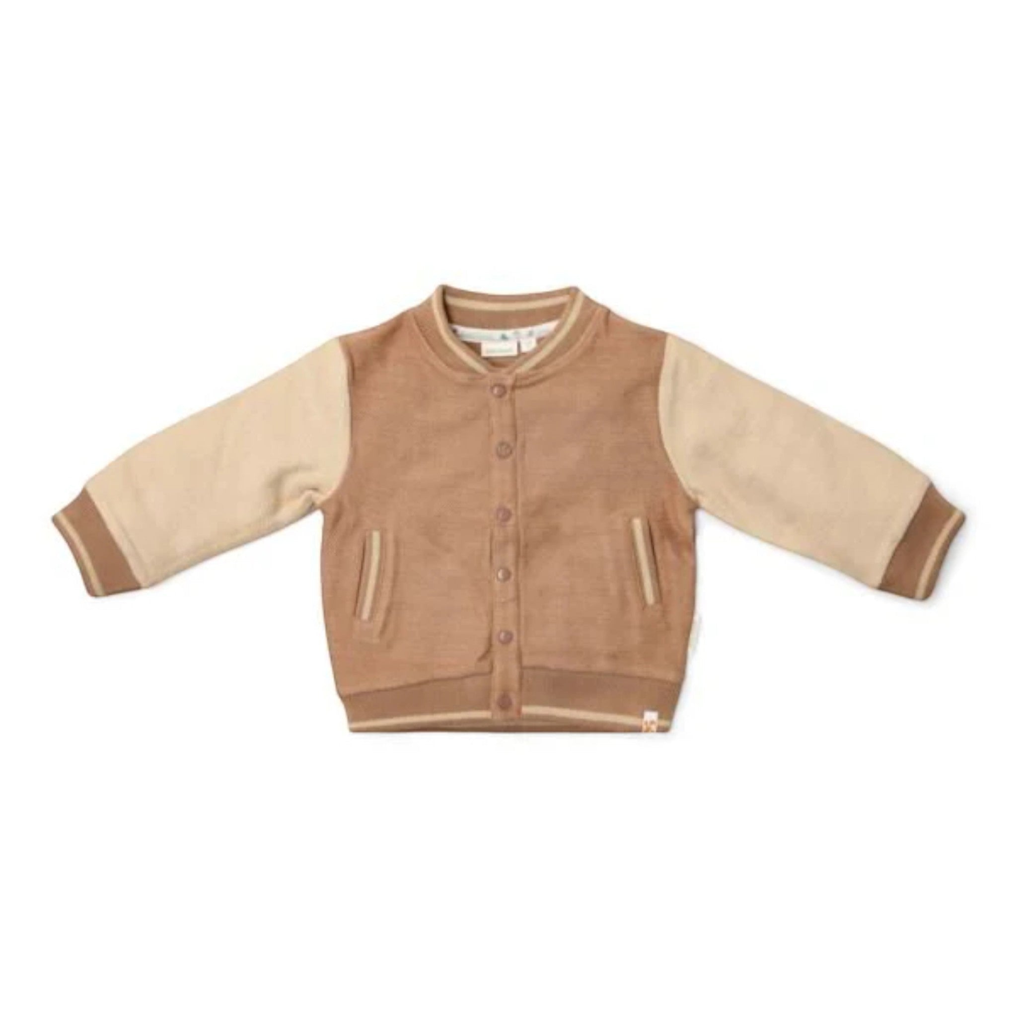 Cardigan lavorato a maglia - Amici della Foresta Bimbo Marrone CL25092104 corredino e abbigliamento neonato | NANU' BABY