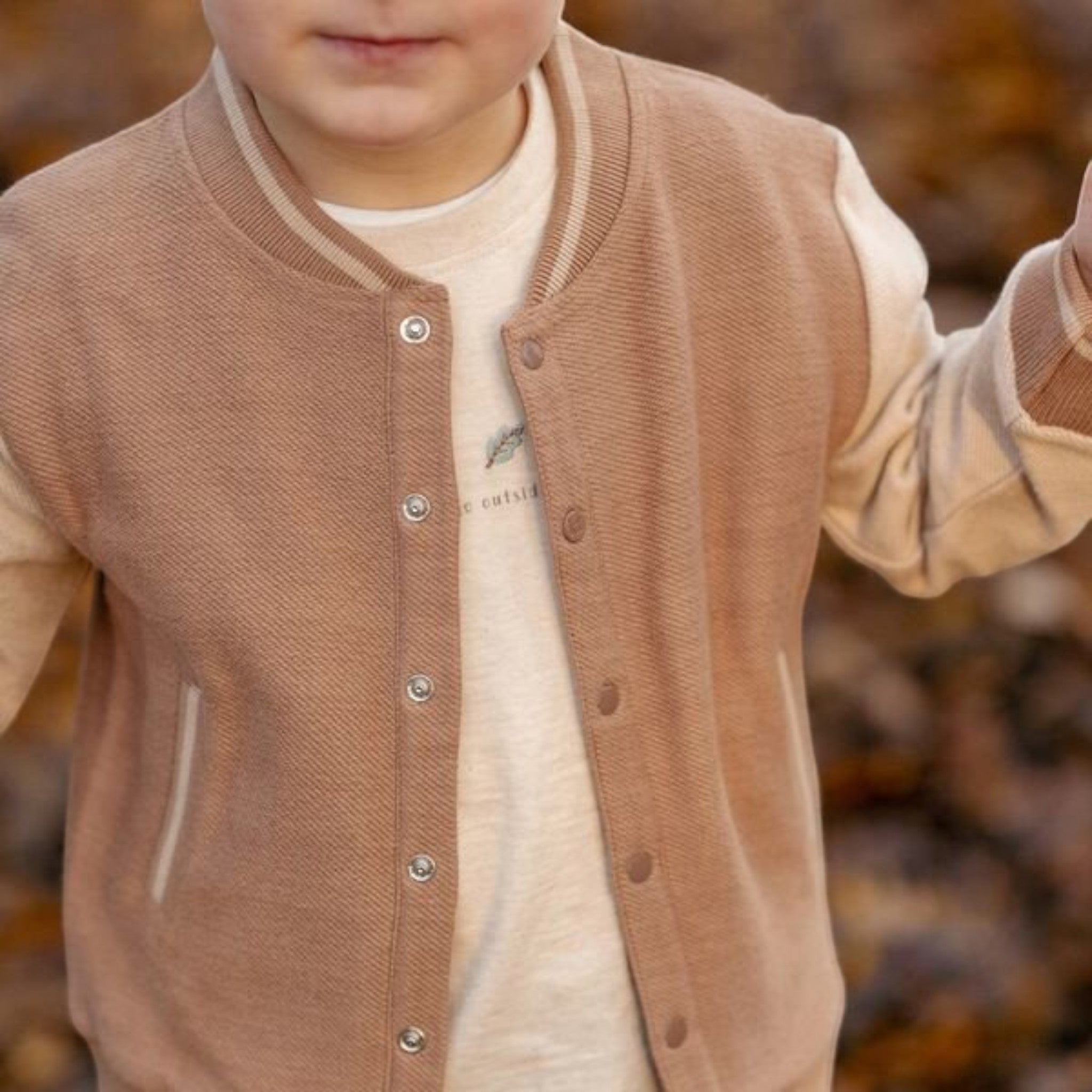 Cardigan lavorato a maglia - Amici della Foresta Bimbo Marrone CL25092104 corredino e abbigliamento neonato | NANU' BABY