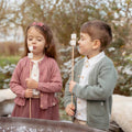 Cardigan lavorato a maglia - Amici della foresta Bimbo Verde CL25092092 corredino e abbigliamento neonato | NANU' BABY