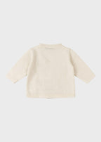 Cardigan Maglia Panna Incrociato ECA007I/P corredino e abbigliamento neonato | NANU' BABY