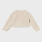 Cardigan pellicciotto Bimba Avorio 2357/62 corredino e abbigliamento neonato | NANU' BABY