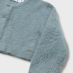 Cardigan pellicciotto Bimba CIELO 2357/63 corredino e abbigliamento neonato | NANU' BABY