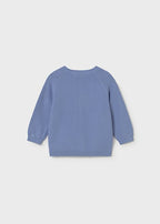 Cardigan Tricot Girocollo Turchese 1311/79 corredino e abbigliamento neonato | NANU' BABY