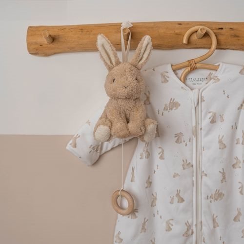 Carillon Coniglio BEIGE LD8856 corredino e abbigliamento neonato | NANU' BABY