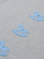 CAVALLINO/120 - Coperte e Lenzuolini - BABY LORD corredino e abbigliamento neonato | NANU' BABY