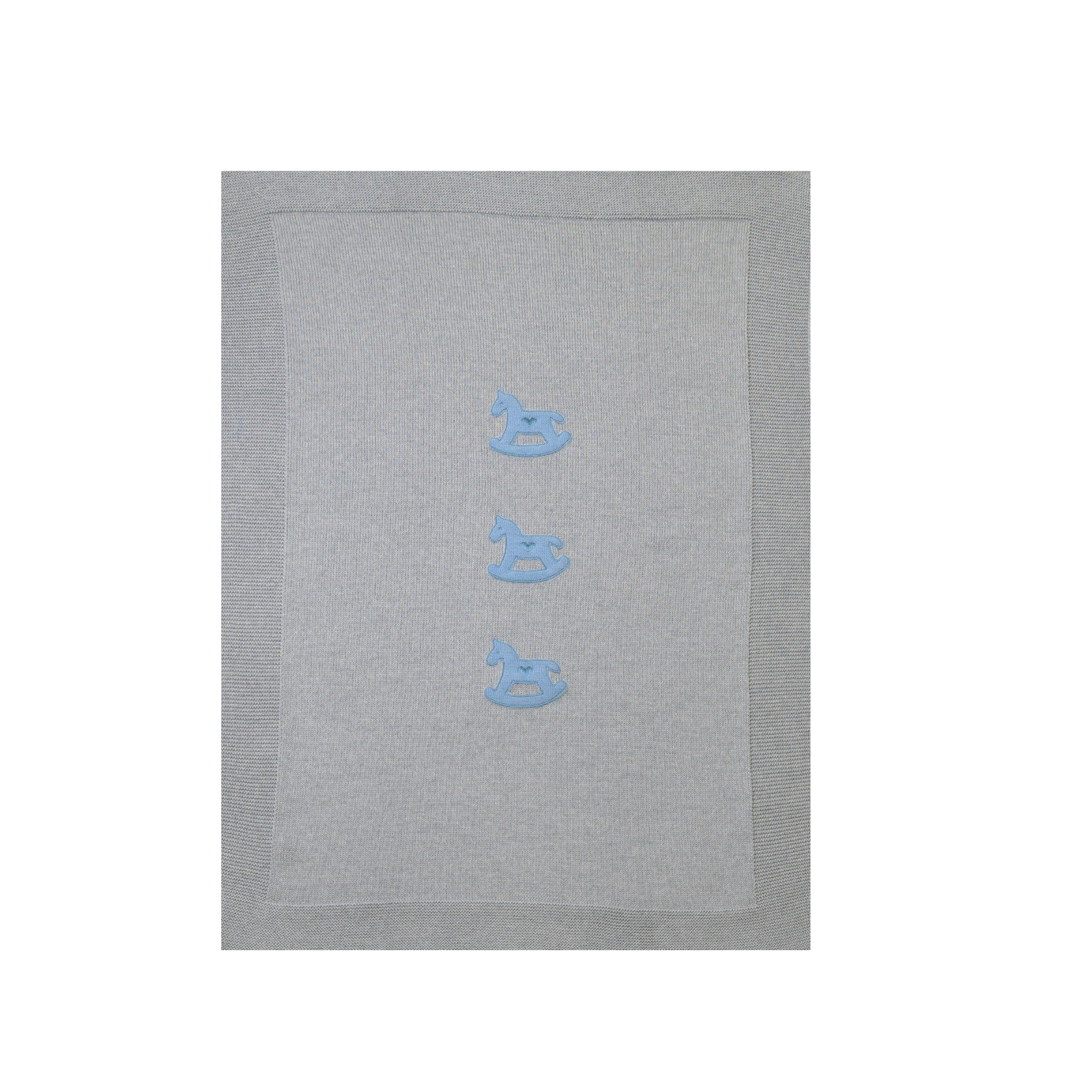 CAVALLINO/120 - Coperte e Lenzuolini - BABY LORD corredino e abbigliamento neonato | NANU' BABY