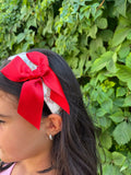 Cerchietto Fiocco ROSSO J6230 corredino e abbigliamento neonato | NANU' BABY