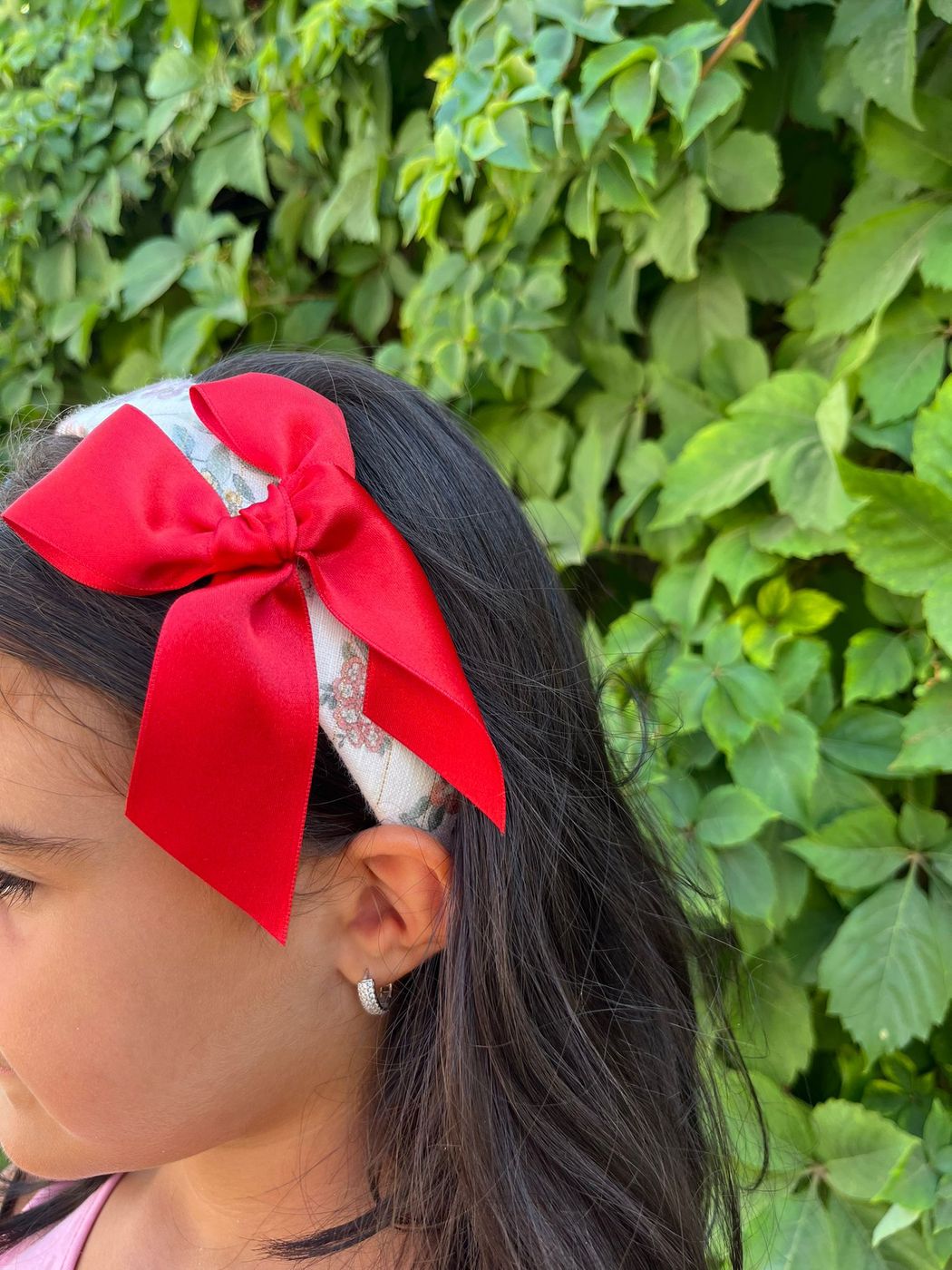 Cerchietto Fiocco ROSSO J6230 corredino e abbigliamento neonato | NANU' BABY