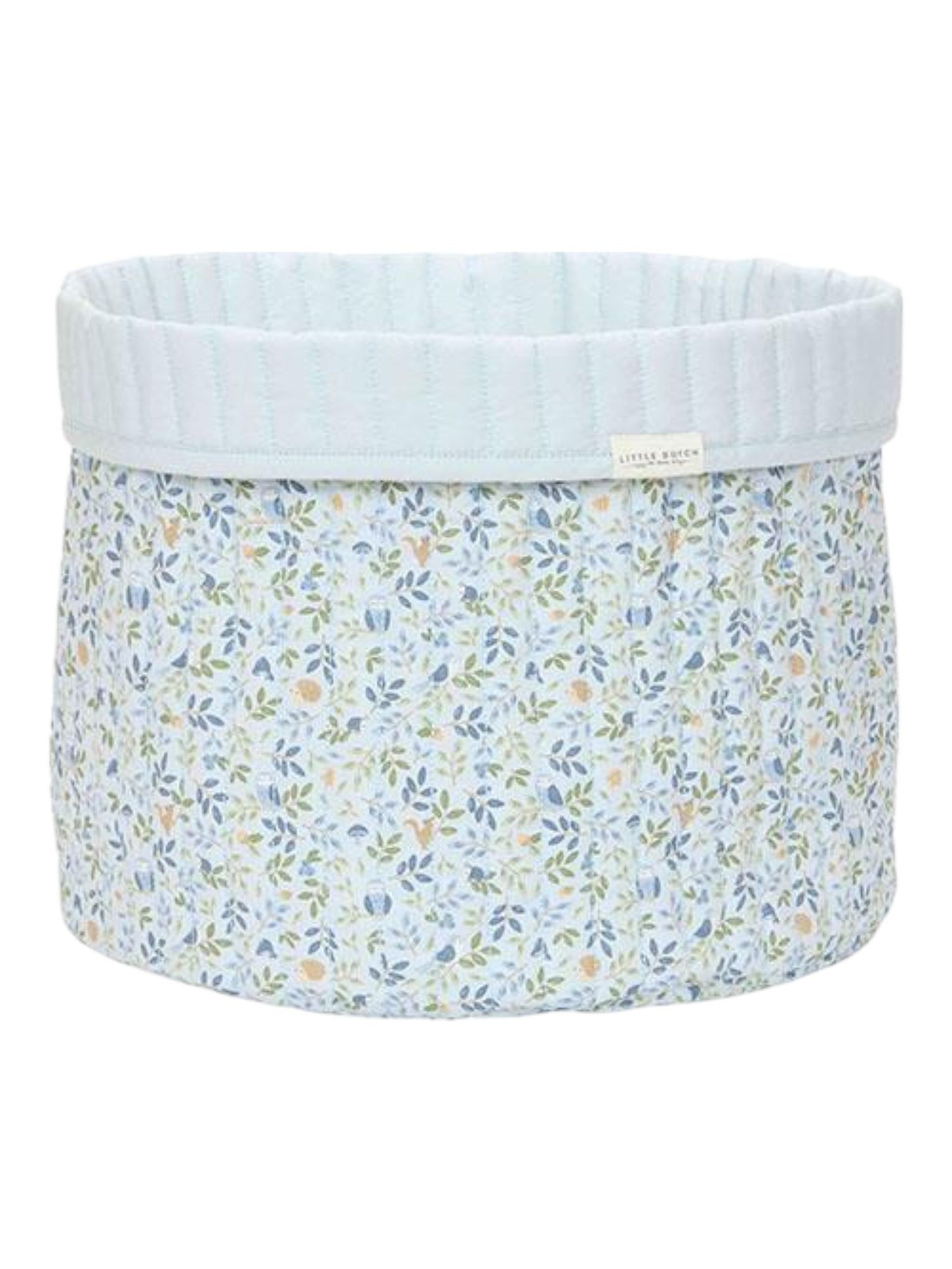 Cesto portaoggetti trapuntato grande - Amici della foresta BLU TE31044030 corredino e abbigliamento neonato | NANU' BABY