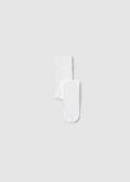 Collant Plumetis Elasticizzato Bianco 9033/35 corredino e abbigliamento neonato | NANU' BABY