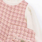 Compl. bermuda tweed Bimba Rosa 5727/8 corredino e abbigliamento neonato | NANU' BABY