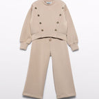 Compl. fascia contrasto Bimba Avorio 5730/67 corredino e abbigliamento neonato | NANU' BABY