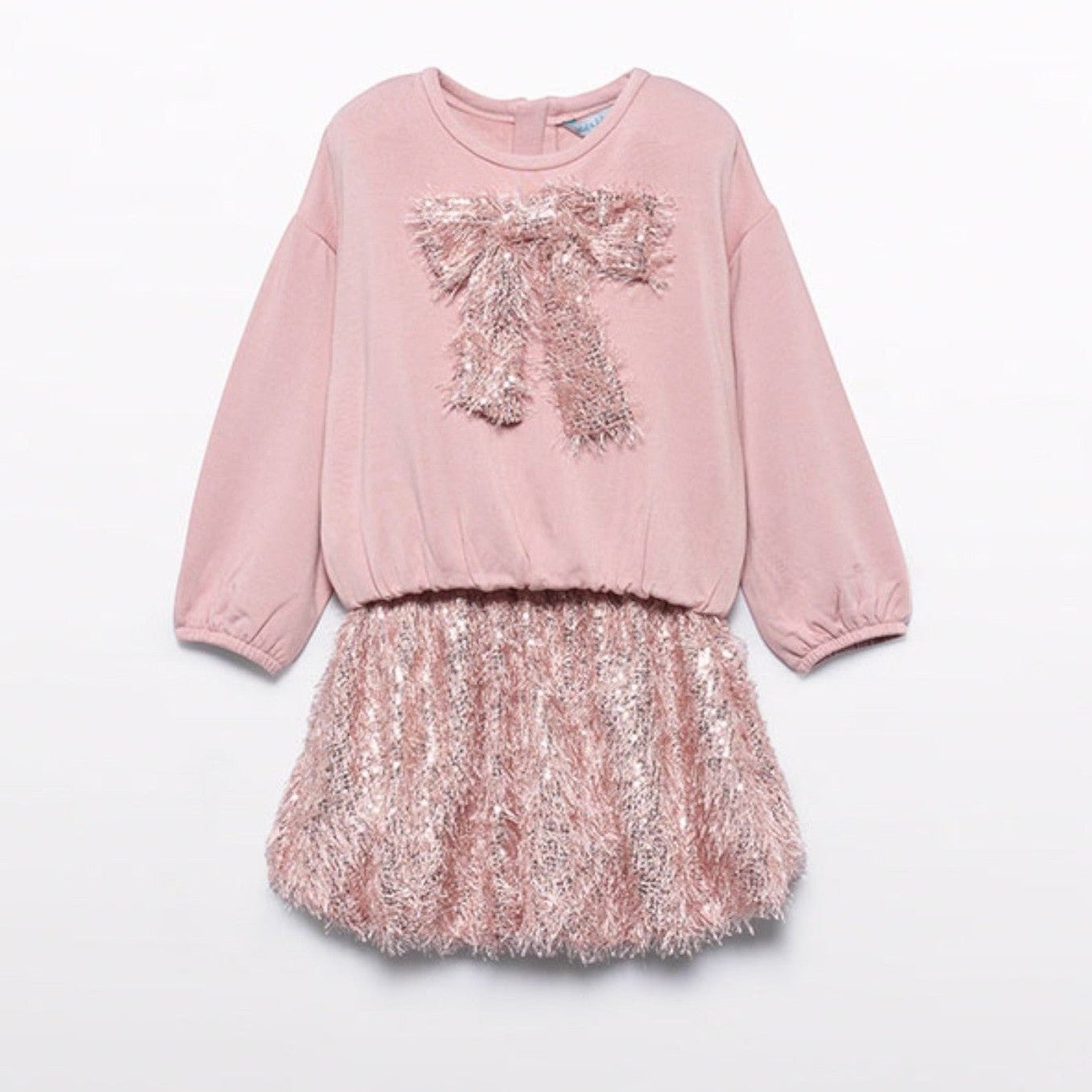 Compl. gonna frange lustrini Bimba Rosa 5539/8 corredino e abbigliamento neonato | NANU' BABY