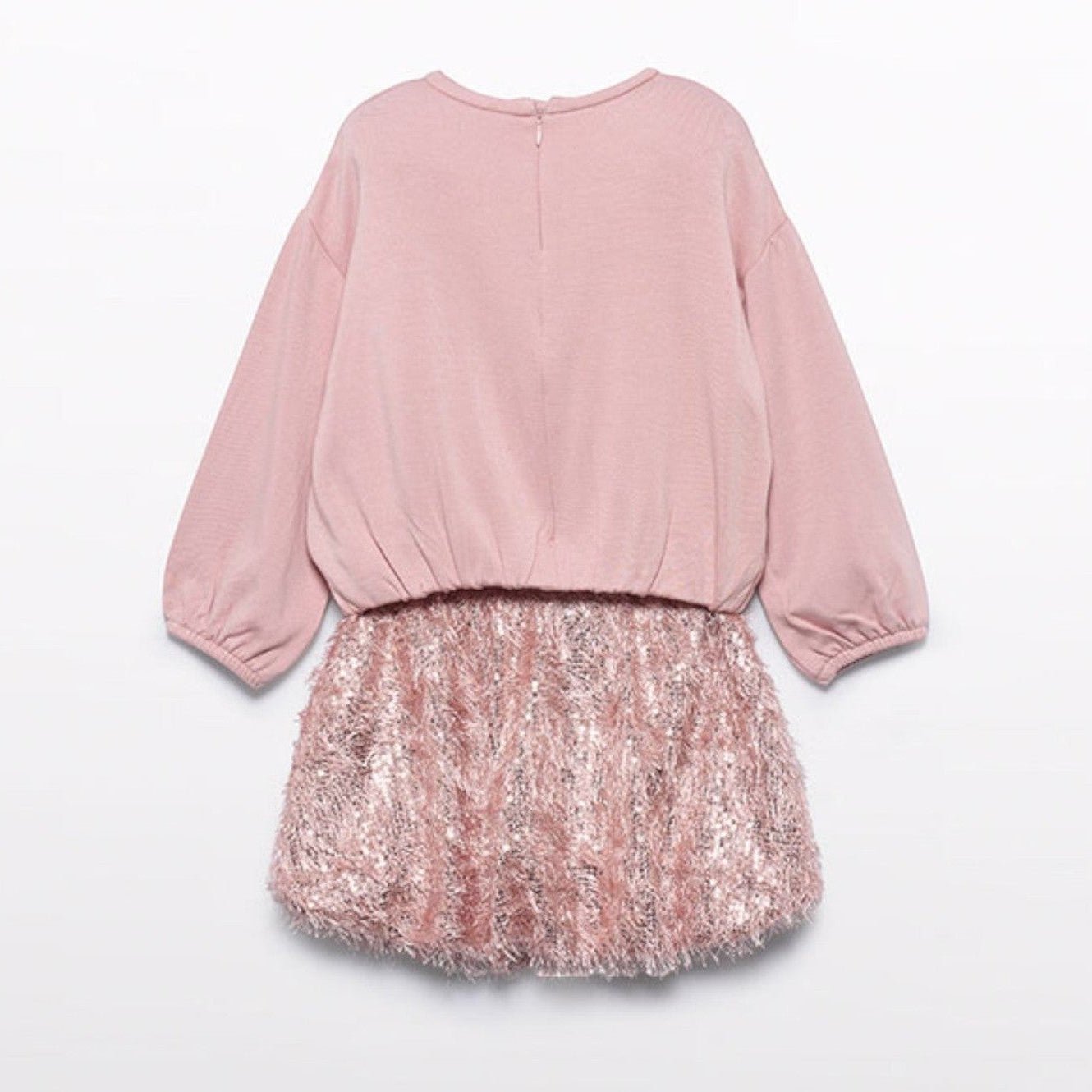Compl. gonna frange lustrini Bimba Rosa 5539/8 corredino e abbigliamento neonato | NANU' BABY