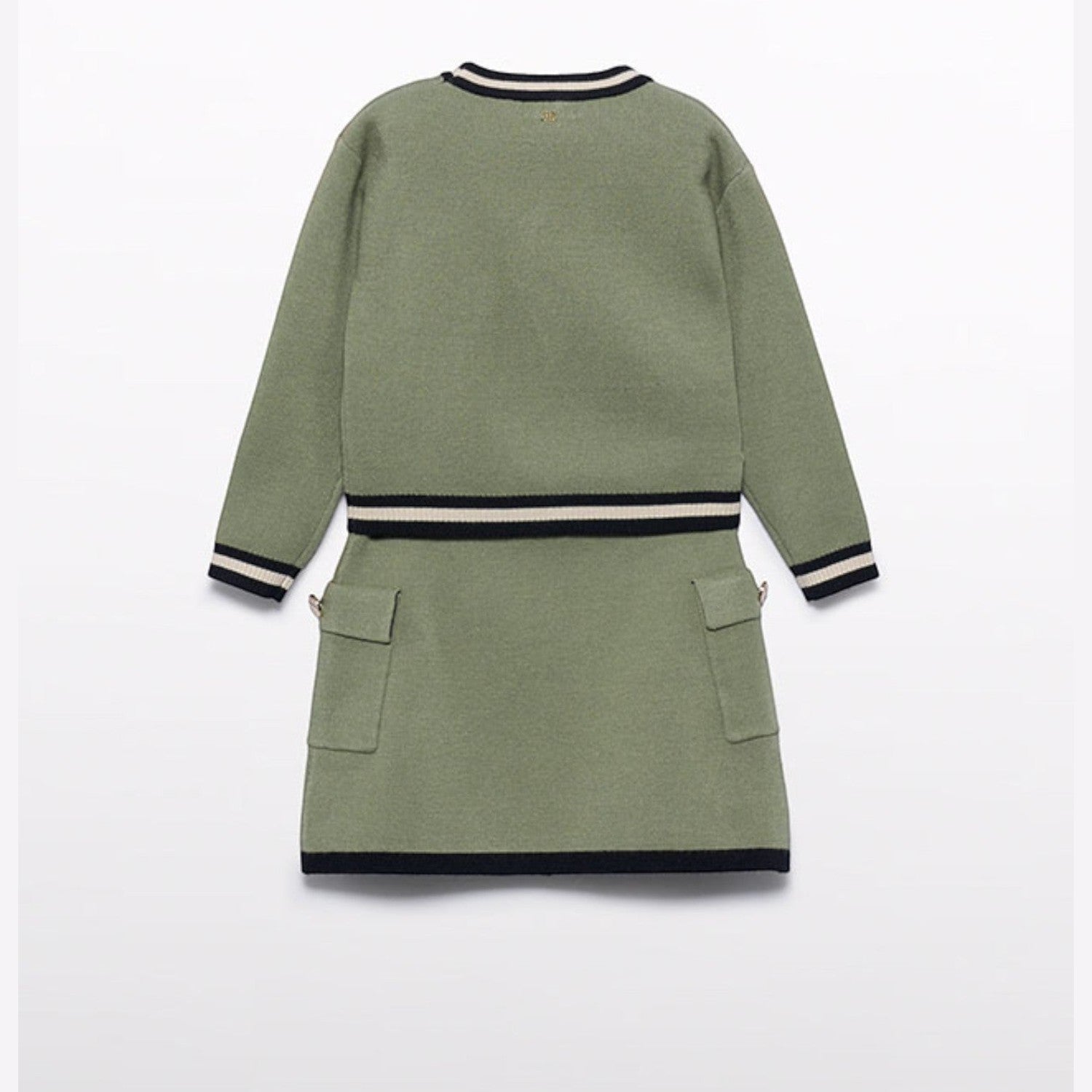 Compl. gonna tricot Bimba Verde 5544/6 corredino e abbigliamento neonato | NANU' BABY