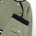 Compl. gonna tricot Bimba Verde 5544/6 corredino e abbigliamento neonato | NANU' BABY