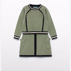 Compl. gonna tricot Bimba Verde 5544/6 corredino e abbigliamento neonato | NANU' BABY