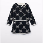 Compl. gonna tricot jacquard Bimba Nero 5538/8 corredino e abbigliamento neonato | NANU' BABY