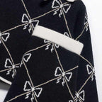 Compl. gonna tricot jacquard Bimba Nero 5538/8 corredino e abbigliamento neonato | NANU' BABY