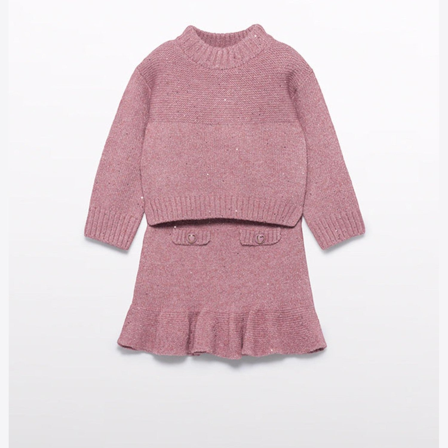 Compl. tricot gonna Bimba Rosa 5543/55 corredino e abbigliamento neonato | NANU' BABY