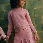 Compl. tricot gonna Bimba Rosa 5543/55 corredino e abbigliamento neonato | NANU' BABY