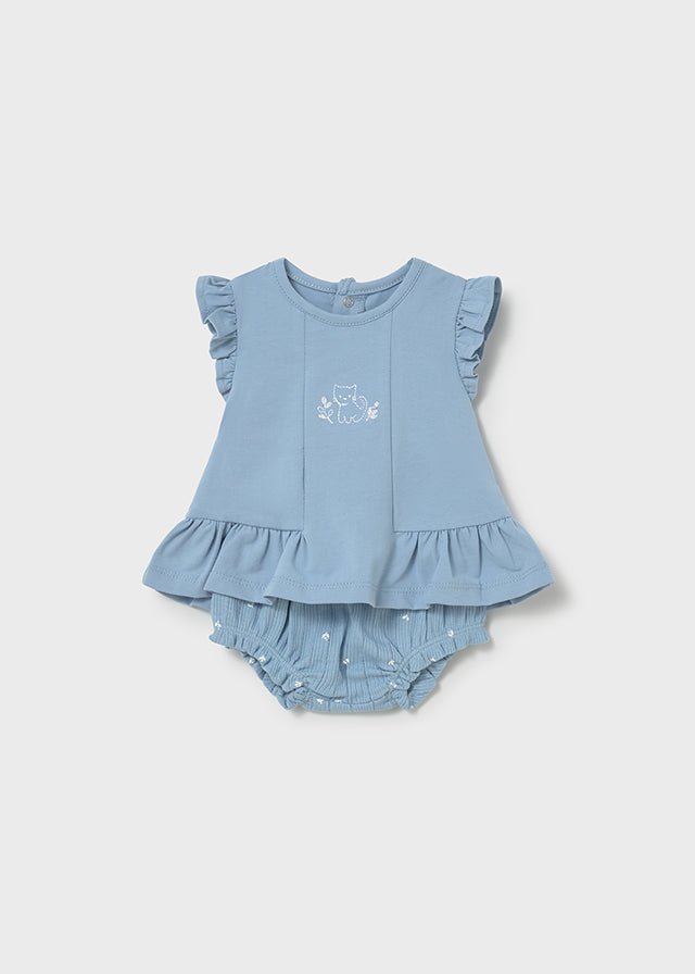 Completo 4 Pezzi Cotone Turchese 1639/70 corredino e abbigliamento neonato | NANU' BABY