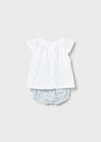 Completo 4 Pezzi Cotone Turchese 1639/70 corredino e abbigliamento neonato | NANU' BABY