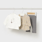 Completo Beige 2733/29 corredino e abbigliamento neonato | NANU' BABY