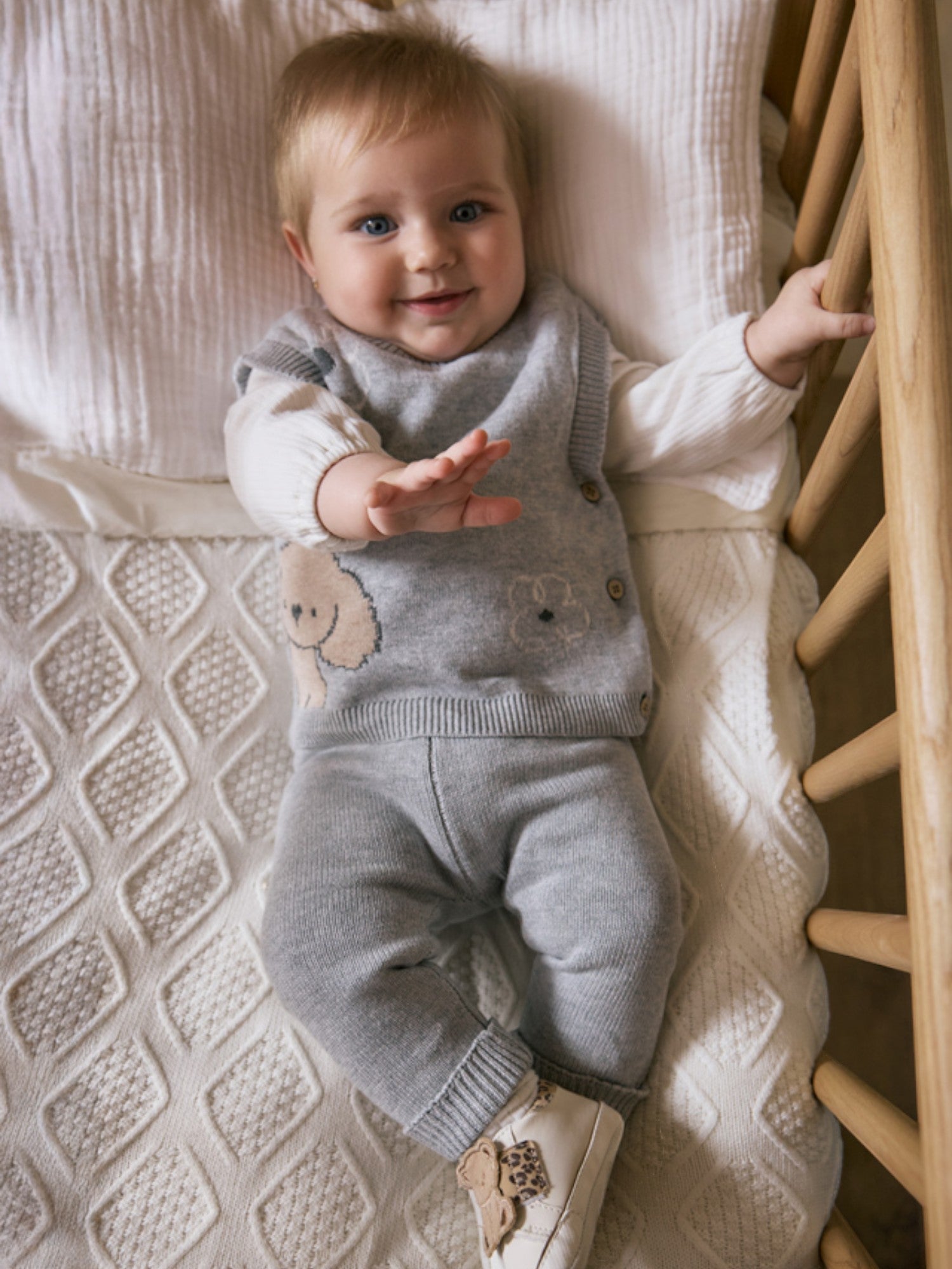 Completo Bimba Grigio 2709/16 corredino e abbigliamento neonato | NANU' BABY