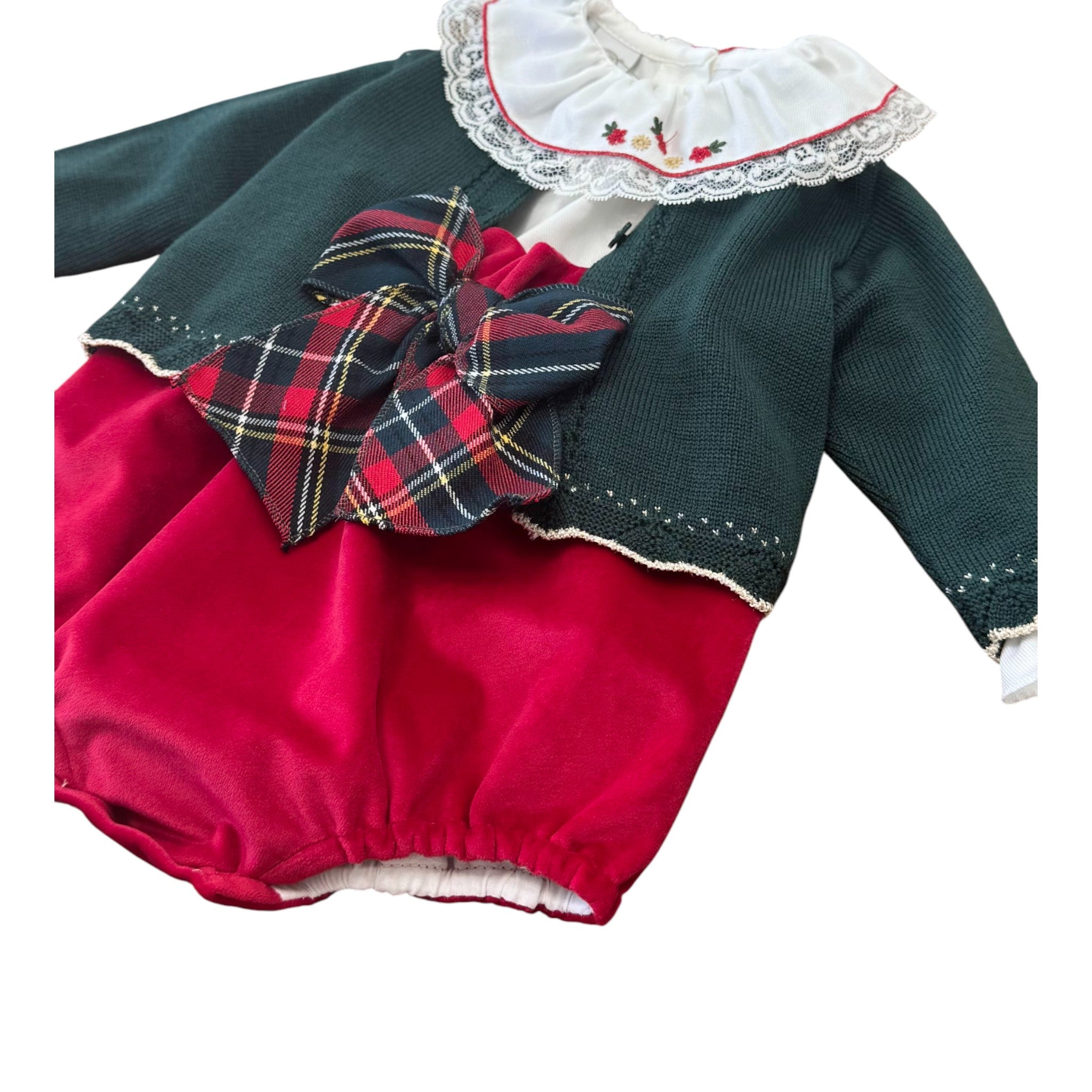 Completo Bimba VERDE IM32160 corredino e abbigliamento neonato | NANU' BABY