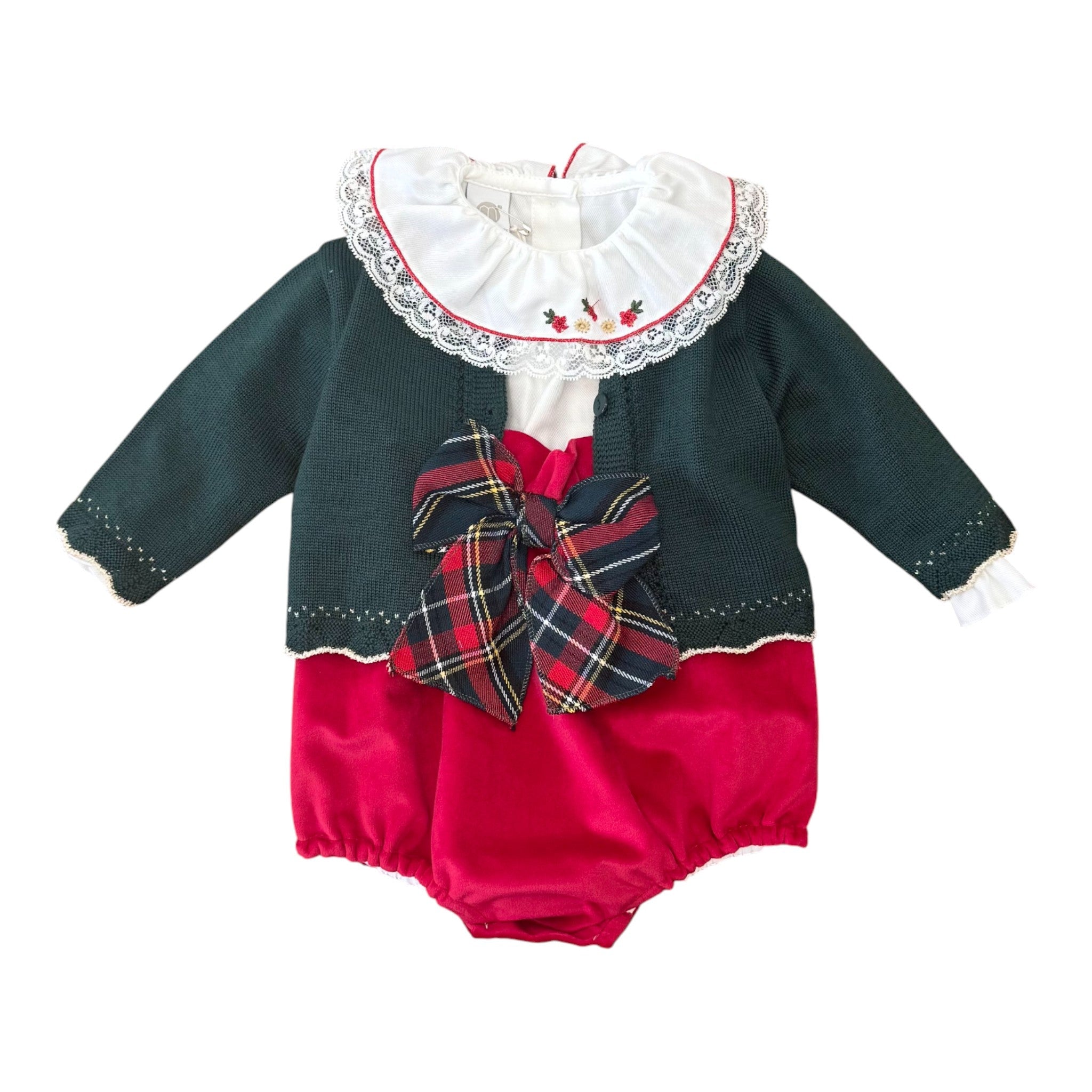 Completo Bimba VERDE IM32160 corredino e abbigliamento neonato | NANU' BABY