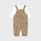 Completo Bimbo Beige 2636/78 corredino e abbigliamento neonato | NANU' BABY
