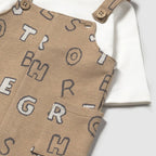 Completo Bimbo Beige 2636/78 corredino e abbigliamento neonato | NANU' BABY