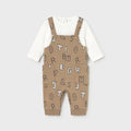 Completo Bimbo Beige 2636/78 corredino e abbigliamento neonato | NANU' BABY