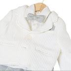 Completo Bimbo Bianco M0420A4 corredino e abbigliamento neonato | NANU' BABY