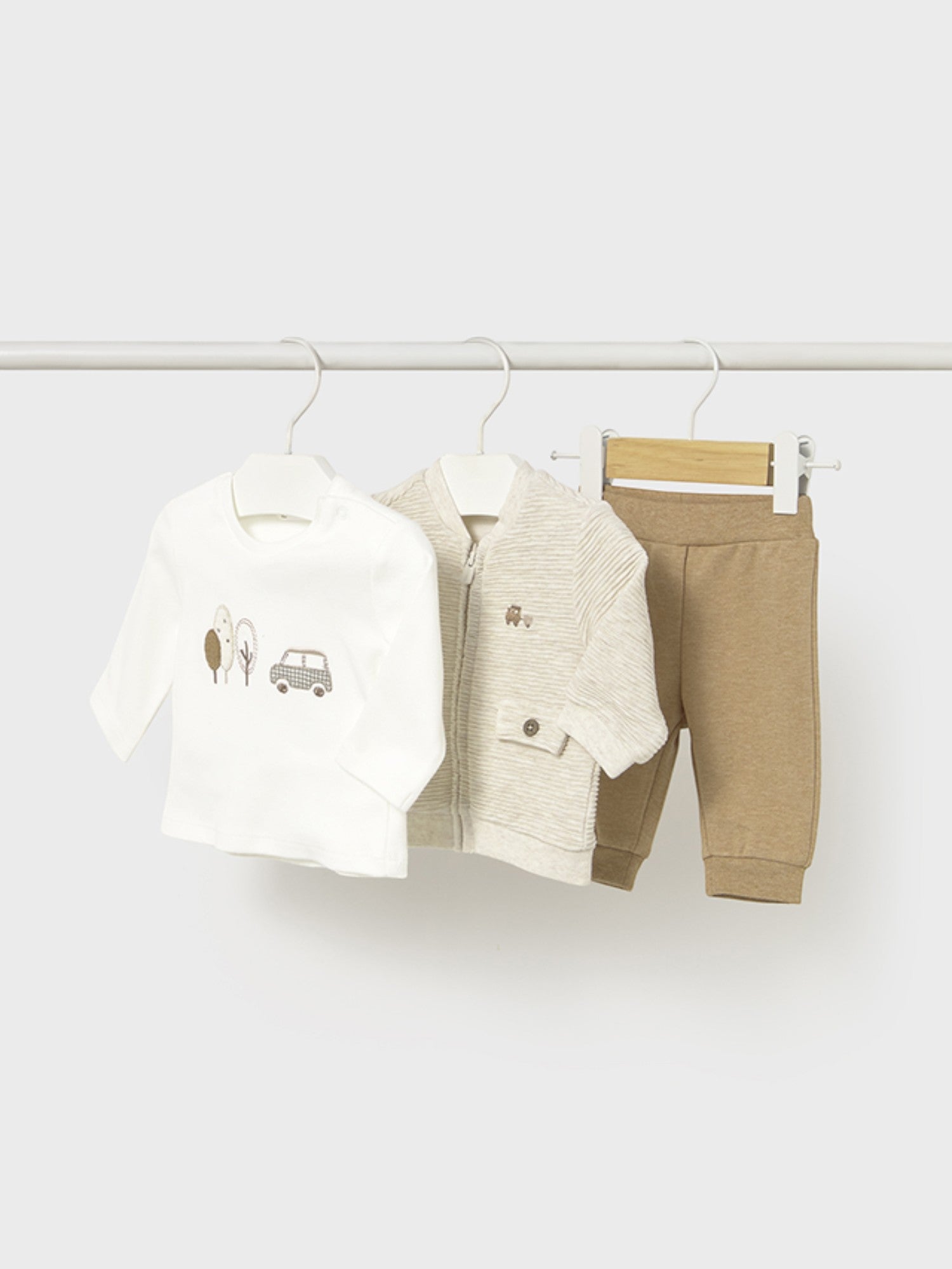 Completo Bimbo Marrone 2622/26 corredino e abbigliamento neonato | NANU' BABY