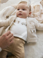 Completo Bimbo Marrone 2622/26 corredino e abbigliamento neonato | NANU' BABY