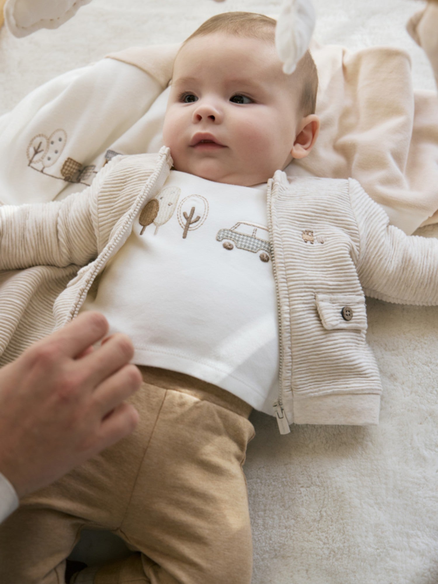 Completo Bimbo Marrone 2622/26 corredino e abbigliamento neonato | NANU' BABY