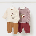 Completo Bimbo MULTICOLOR 2621/21 corredino e abbigliamento neonato | NANU' BABY