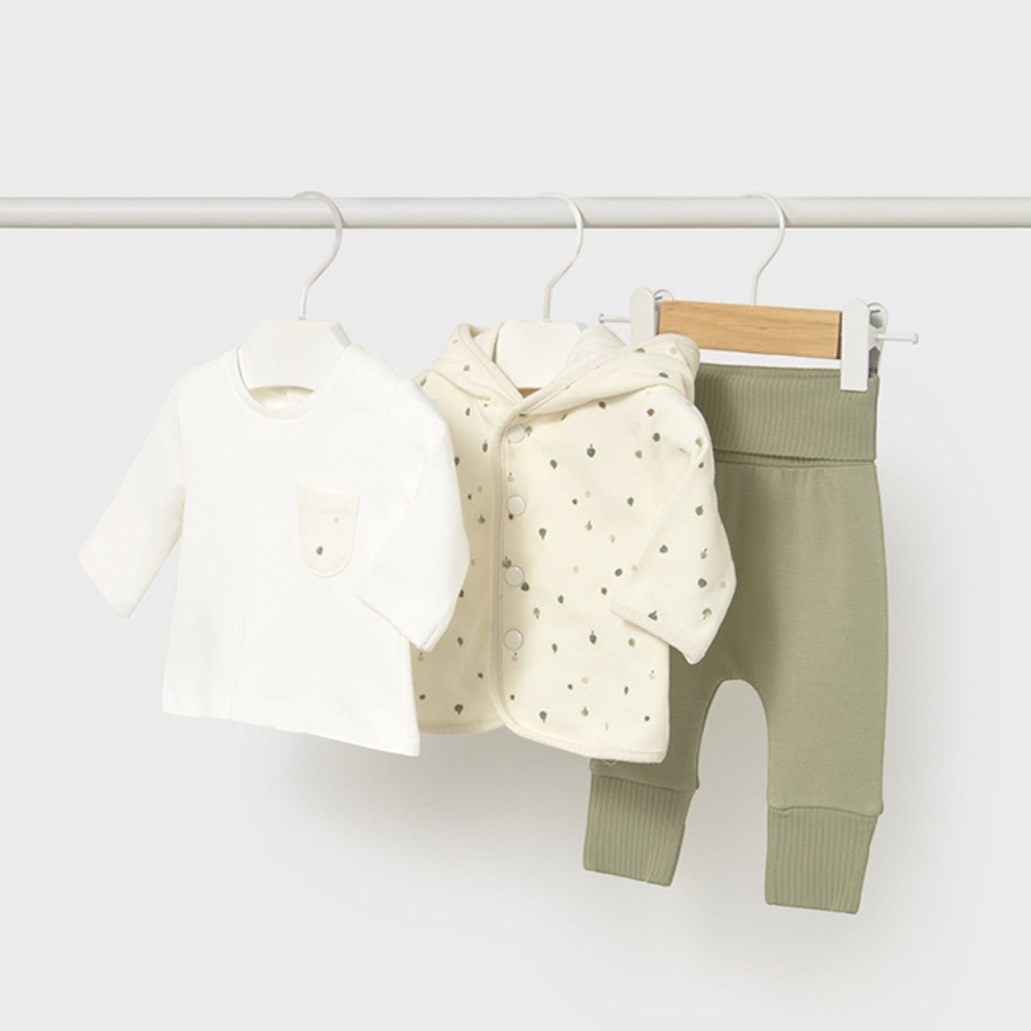Completo Bimbo Verde 2631/48 corredino e abbigliamento neonato | NANU' BABY
